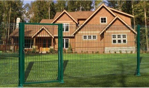 Еврозабор 3д сетка темно-зеленый цвет, Размер 1,5х2,5 метра