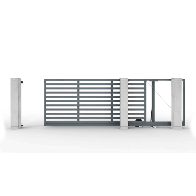 Автоматические откатные ворота Prestige 4 на 2 метра с приводом RTO-500 цвета RAL 7016